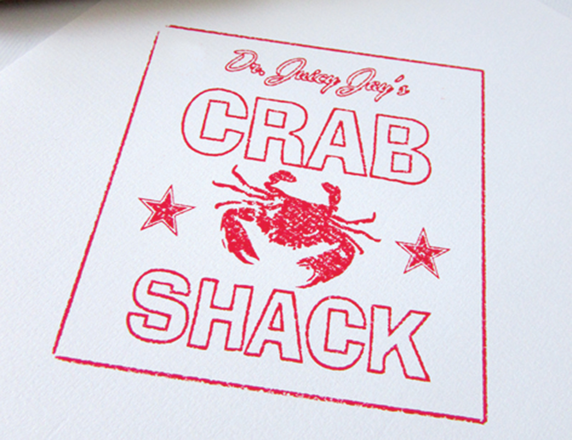 Crabshak – Rubber stamp